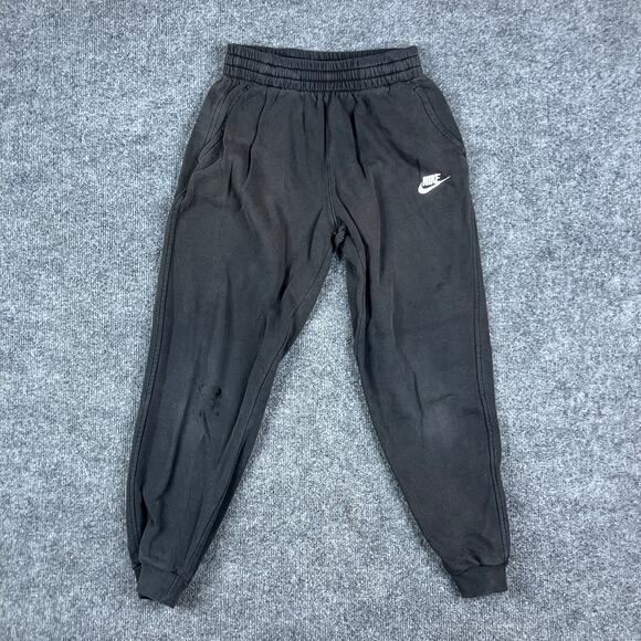 Nike Other - Nike Sweatpants Boys Size L Black Jogger Style Elastic Waist Logo Athletic Pants